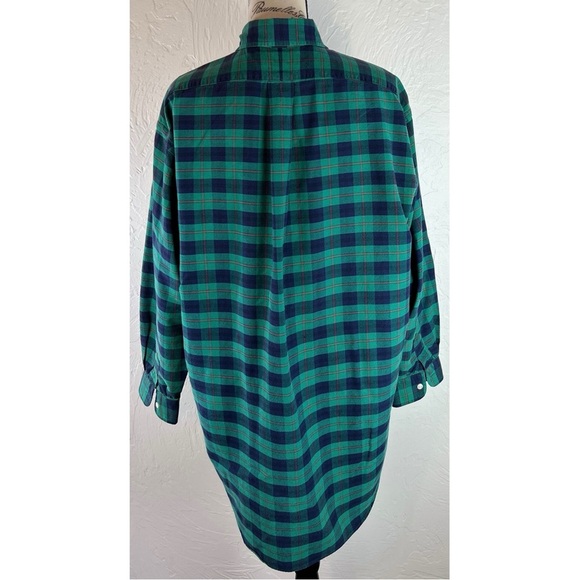 Ralph Lauren Plaid Button Down Long Sleeve Cotton Double L Crest Shirt Medium - Picture 9 of 13